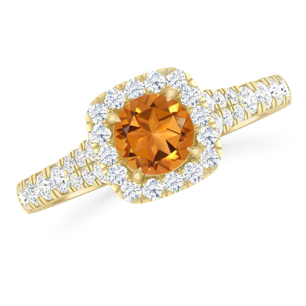 Yellow Gold - Citrine