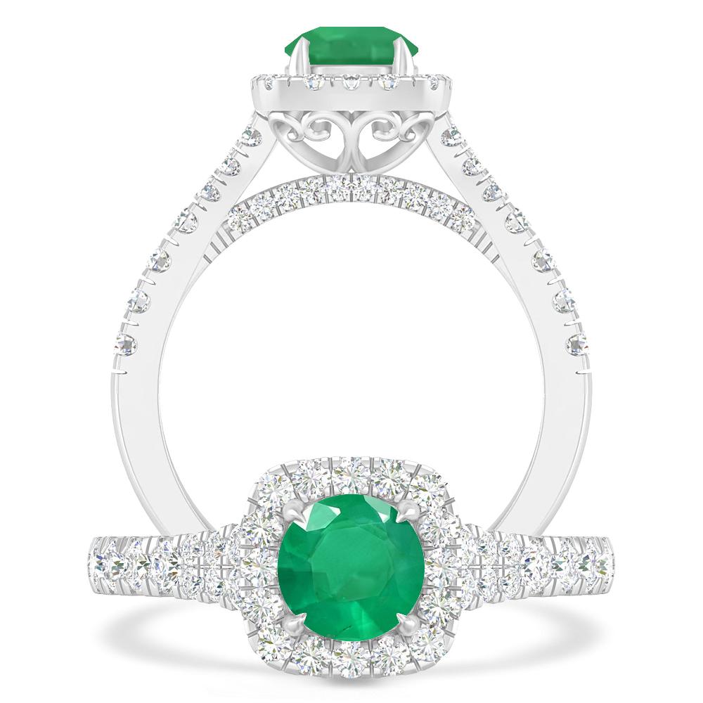 White Gold - Emerald