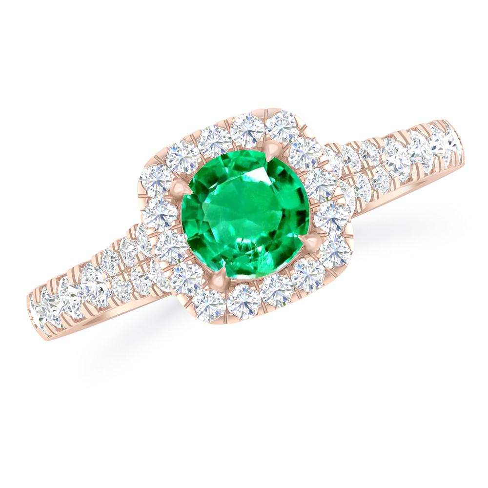 Rose Gold - Emerald