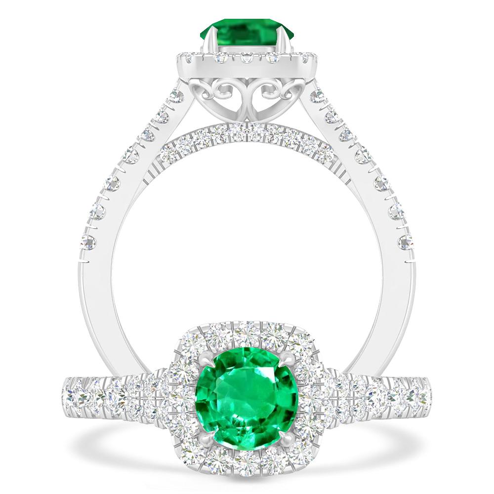 White Gold - Emerald