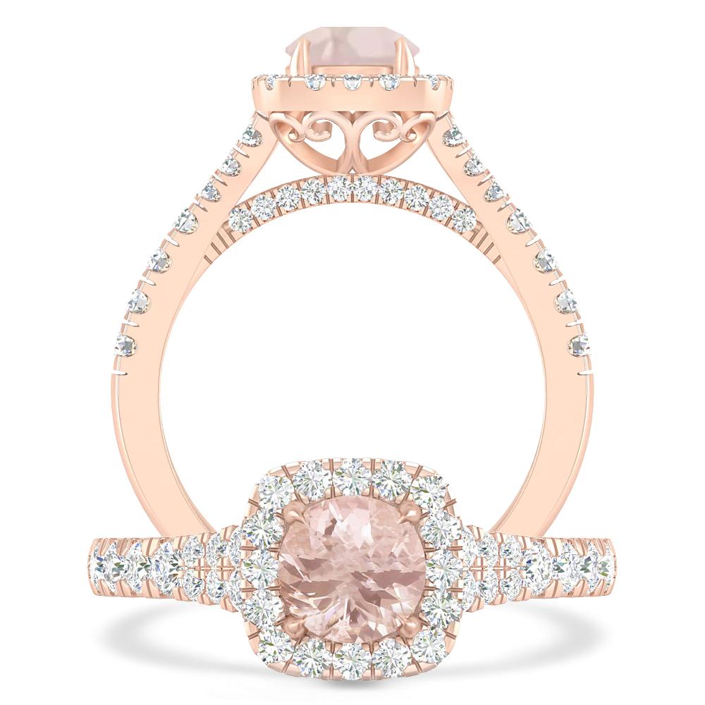 Rose Gold - Morganite