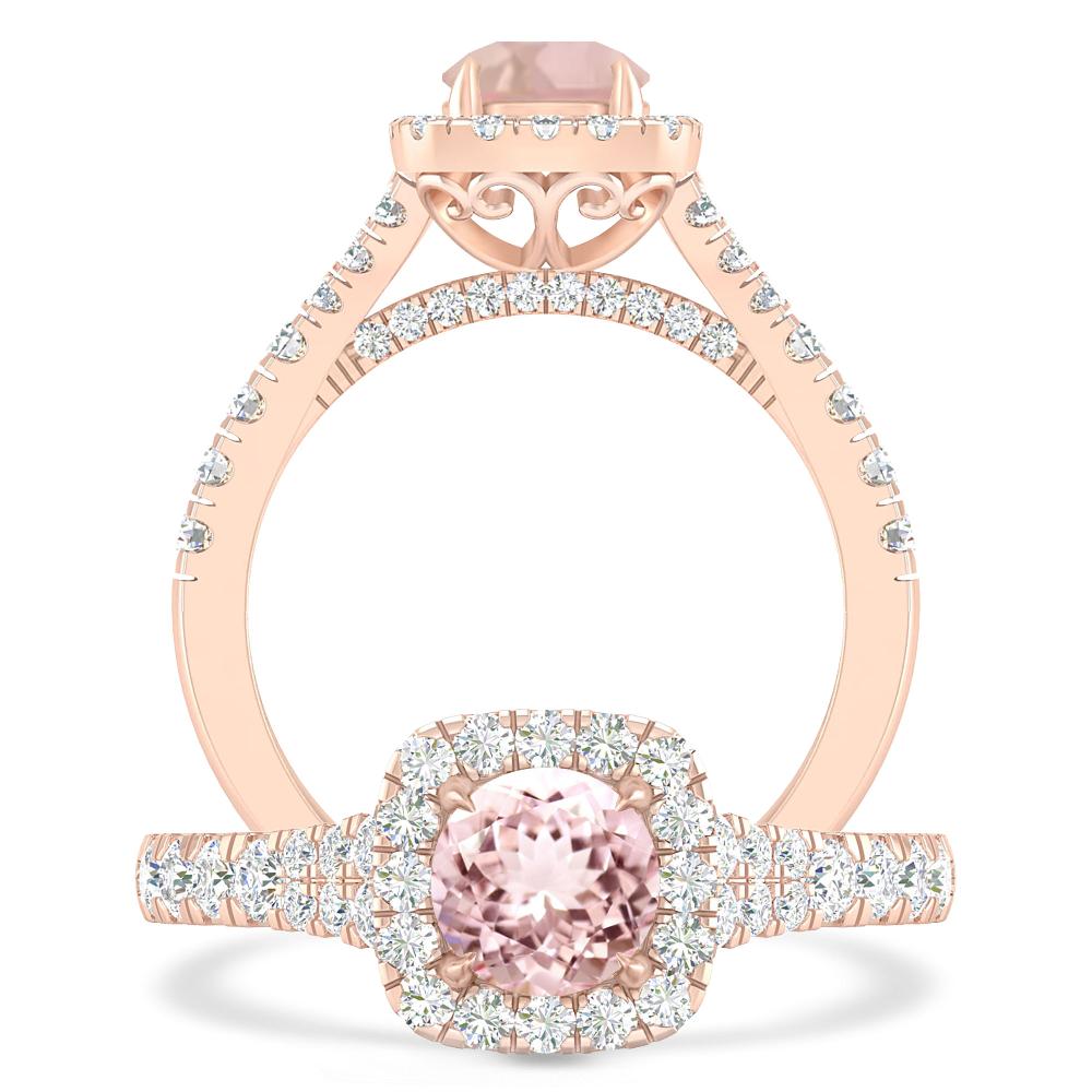 Rose Gold - Morganite