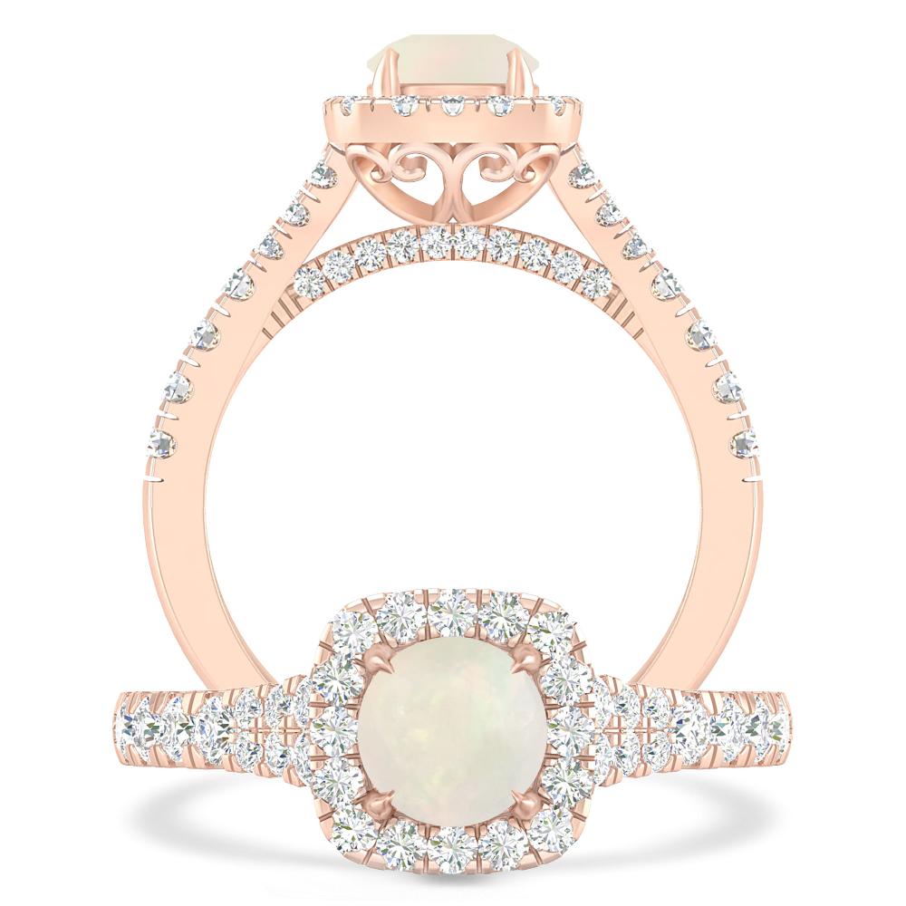 Rose Gold - Opal
