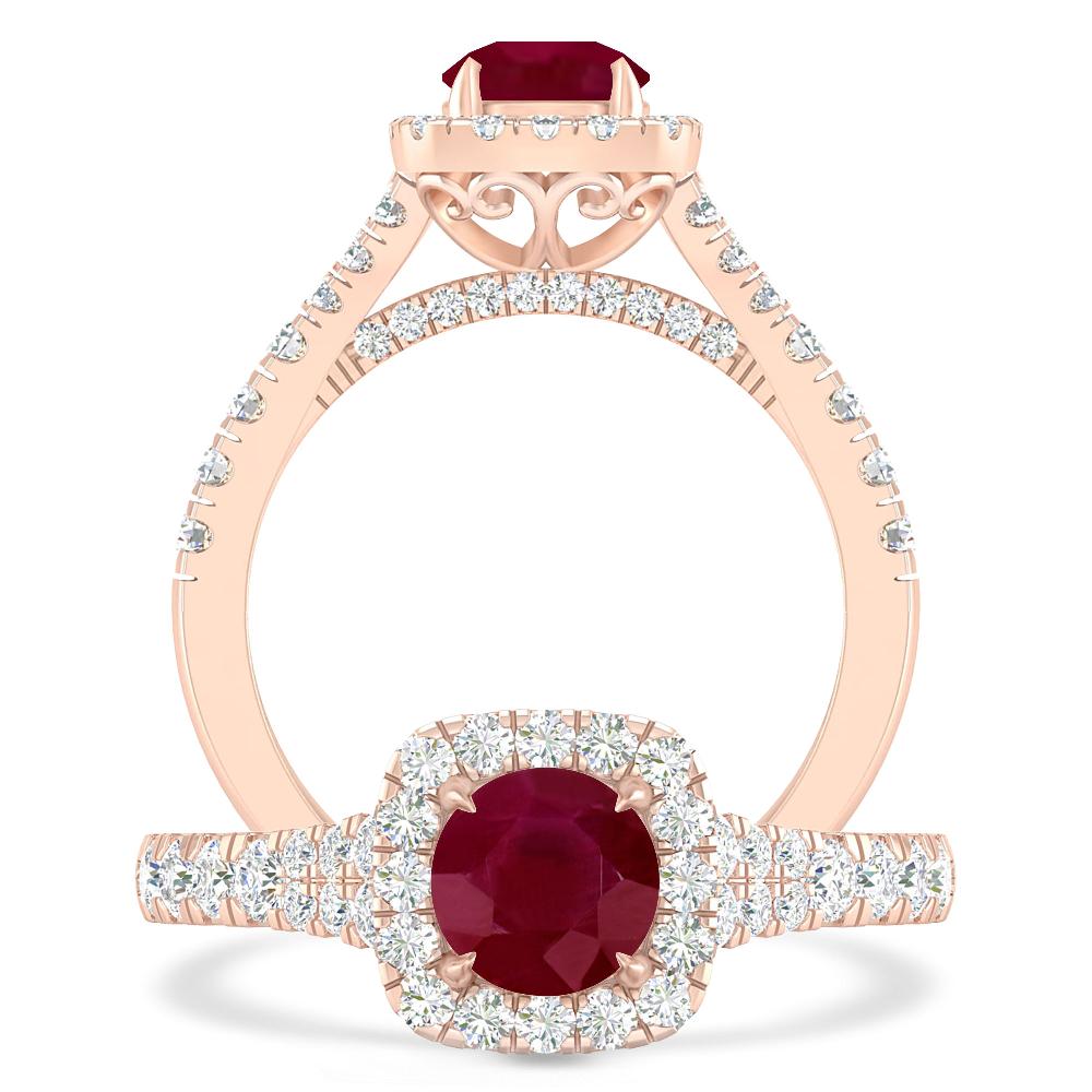 Rose Gold - Ruby
