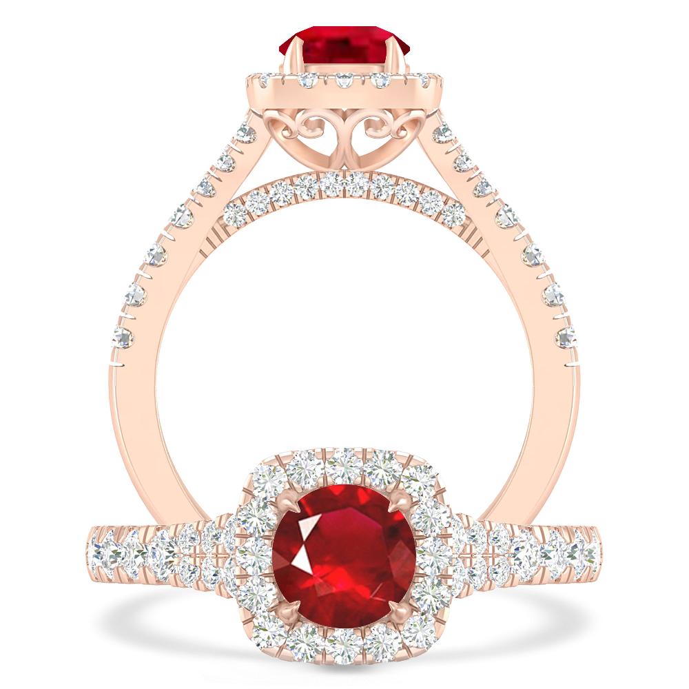 Rose Gold - Ruby