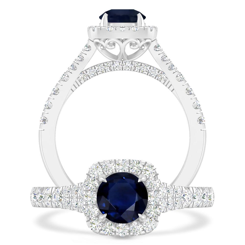 White Gold - Sapphire