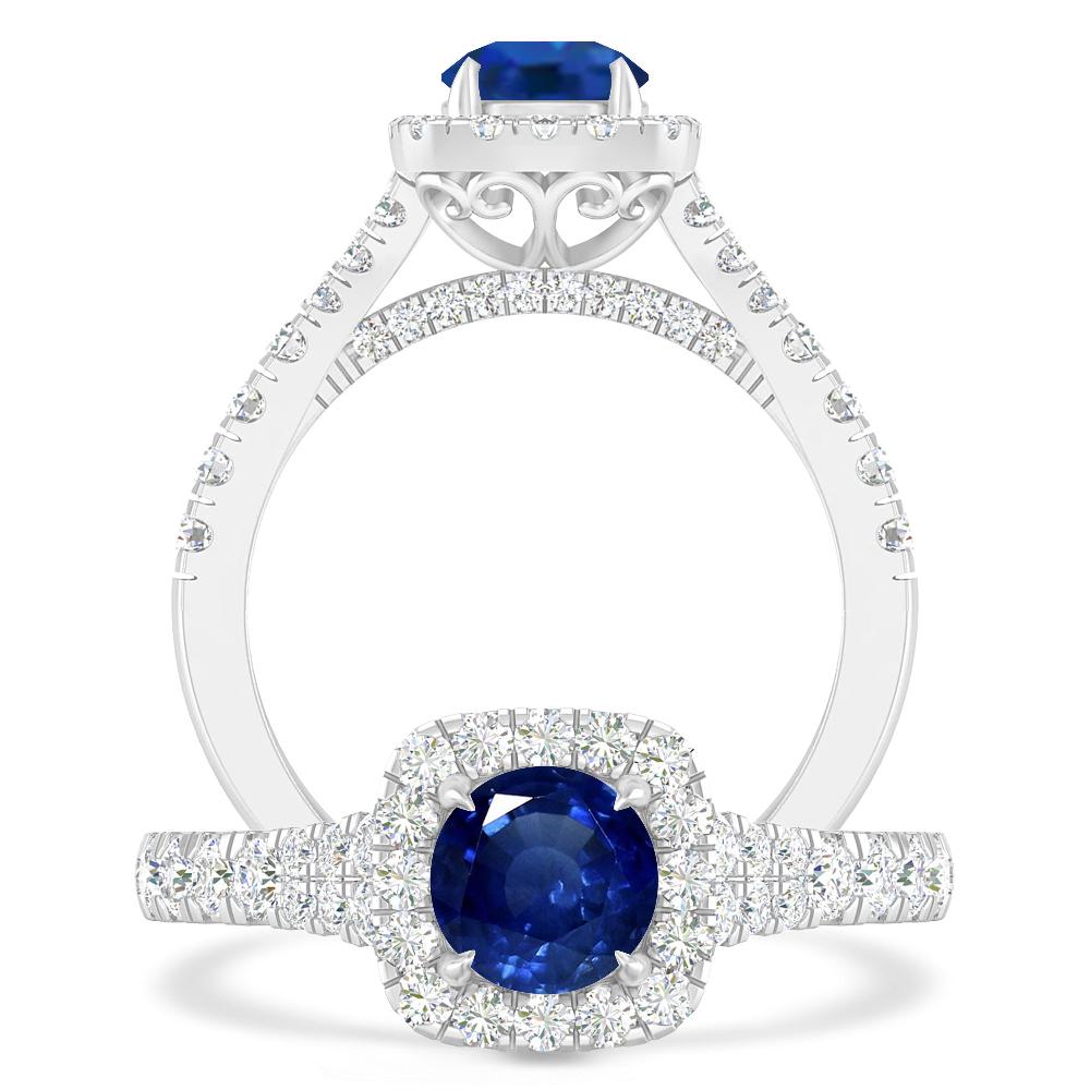 White Gold - Sapphire