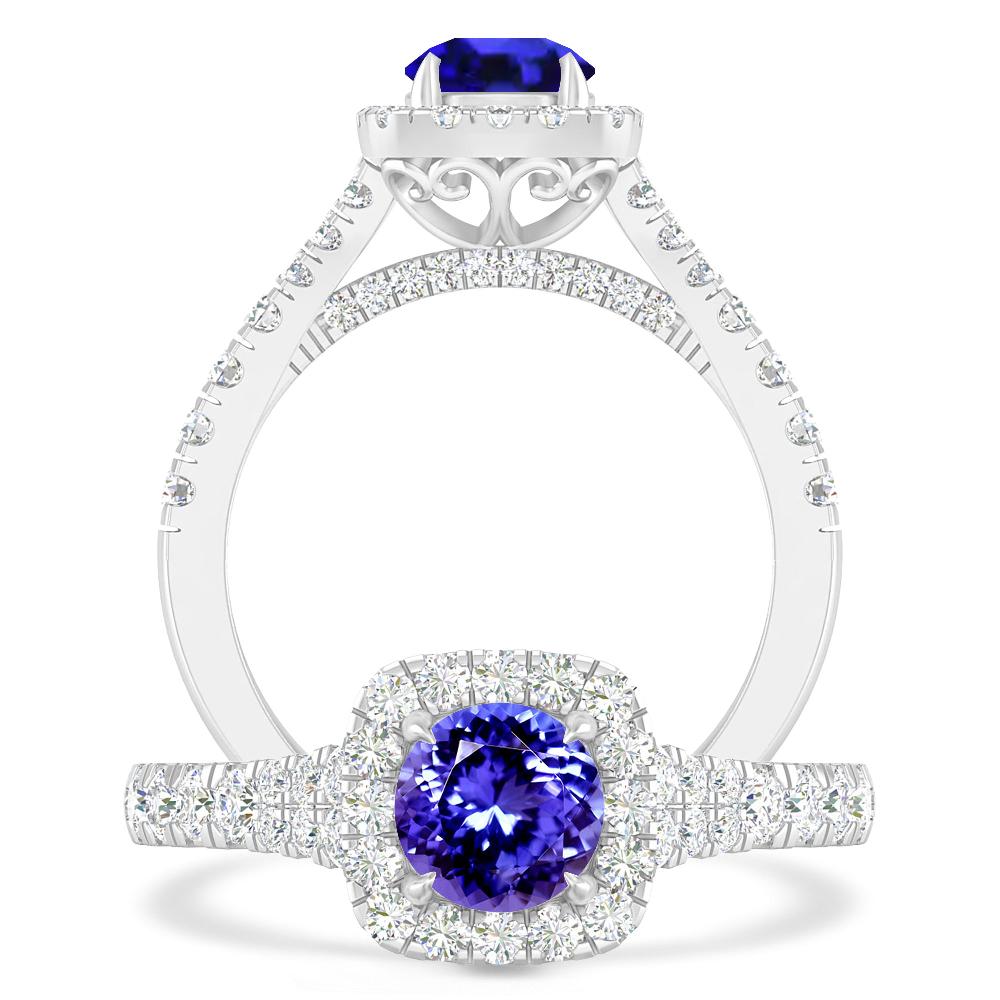 White Gold - Tanzanite