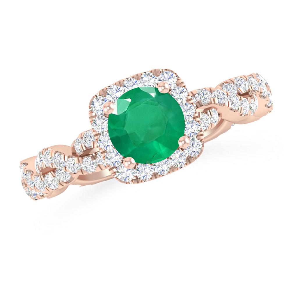 Rose Gold - Emerald