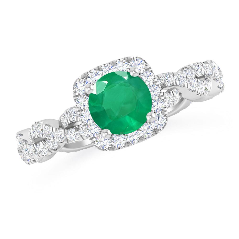 White Gold - Emerald