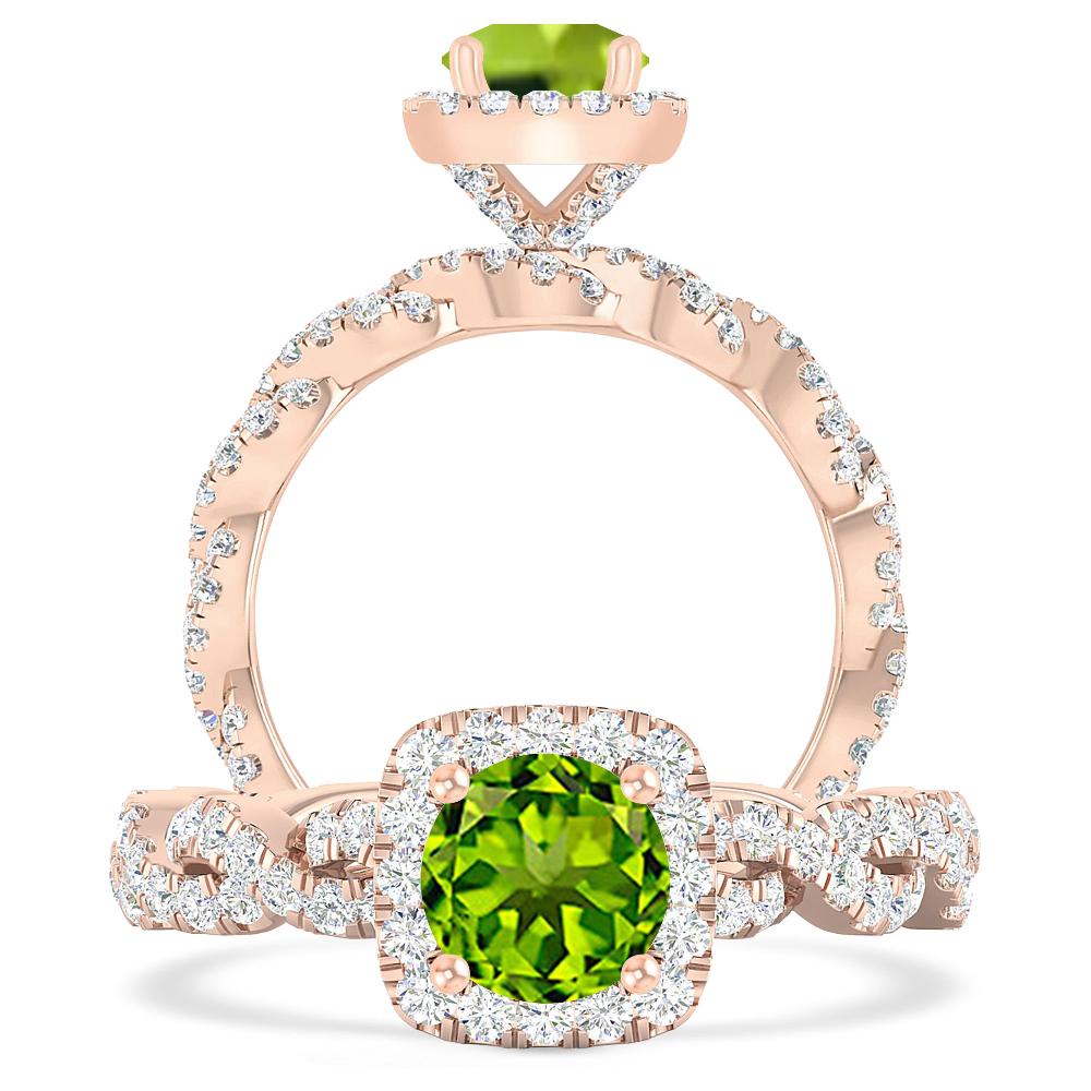 Rose Gold - Peridot