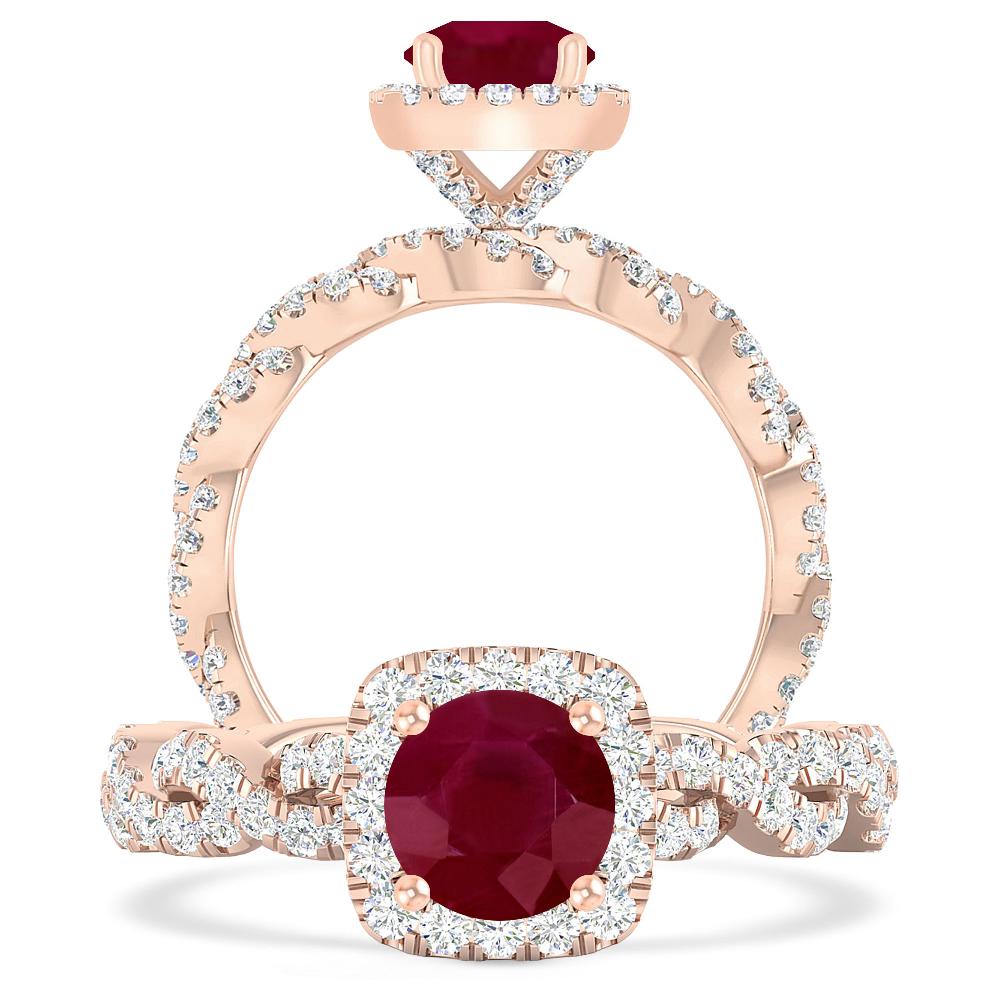 Rose Gold - Ruby