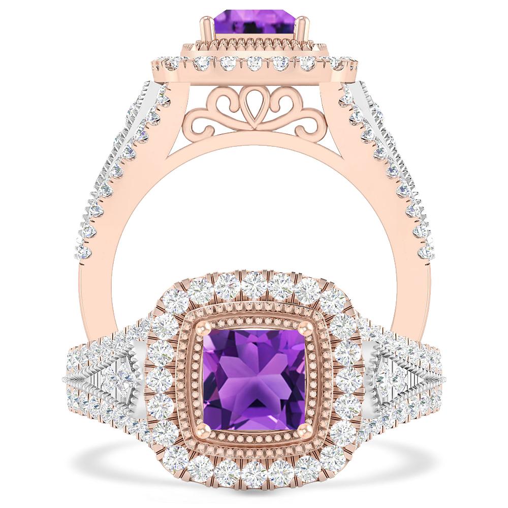 Rose Gold - Amethyst