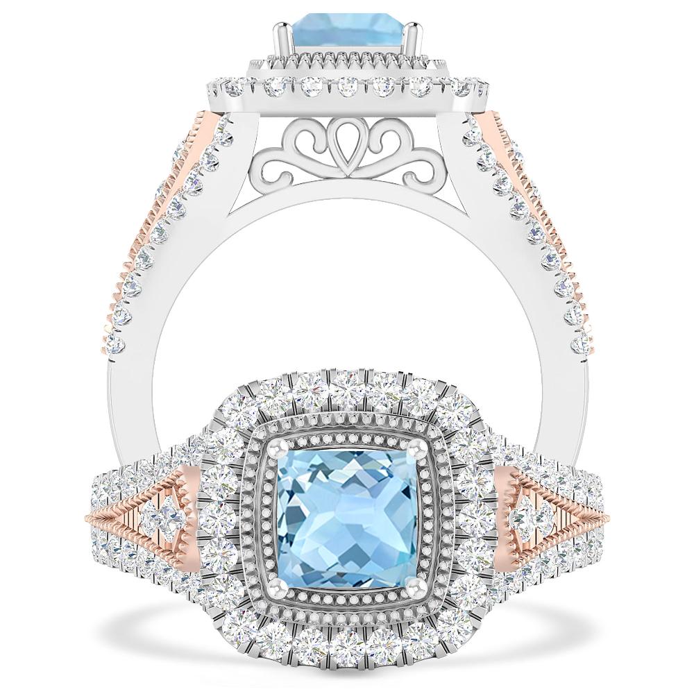 White Gold - Aquamarine