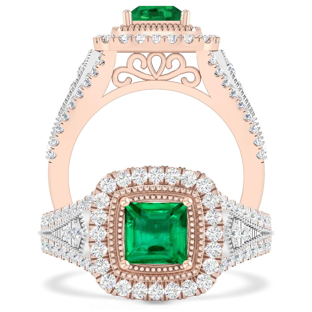 Rose Gold - Emerald