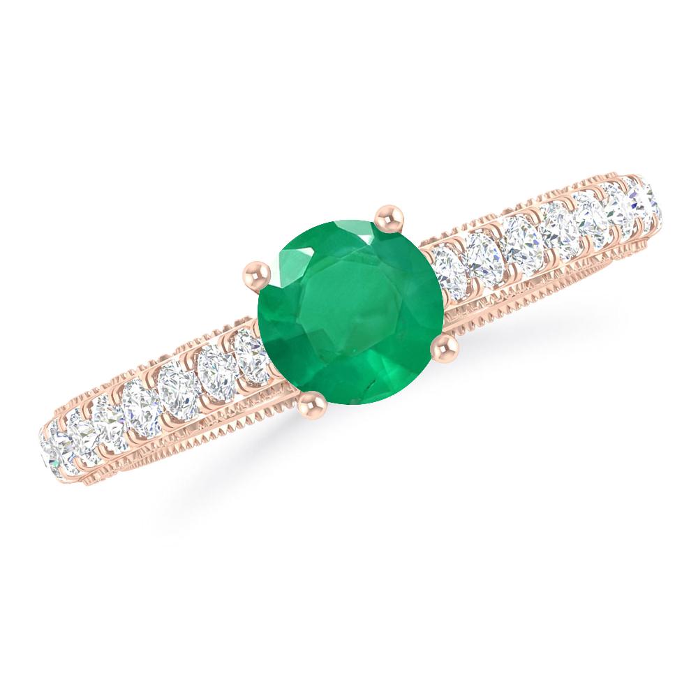 Rose Gold - Emerald