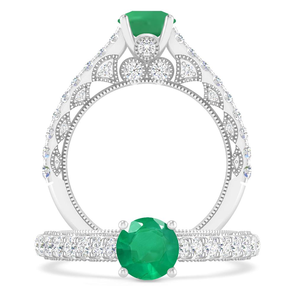 White Gold - Emerald