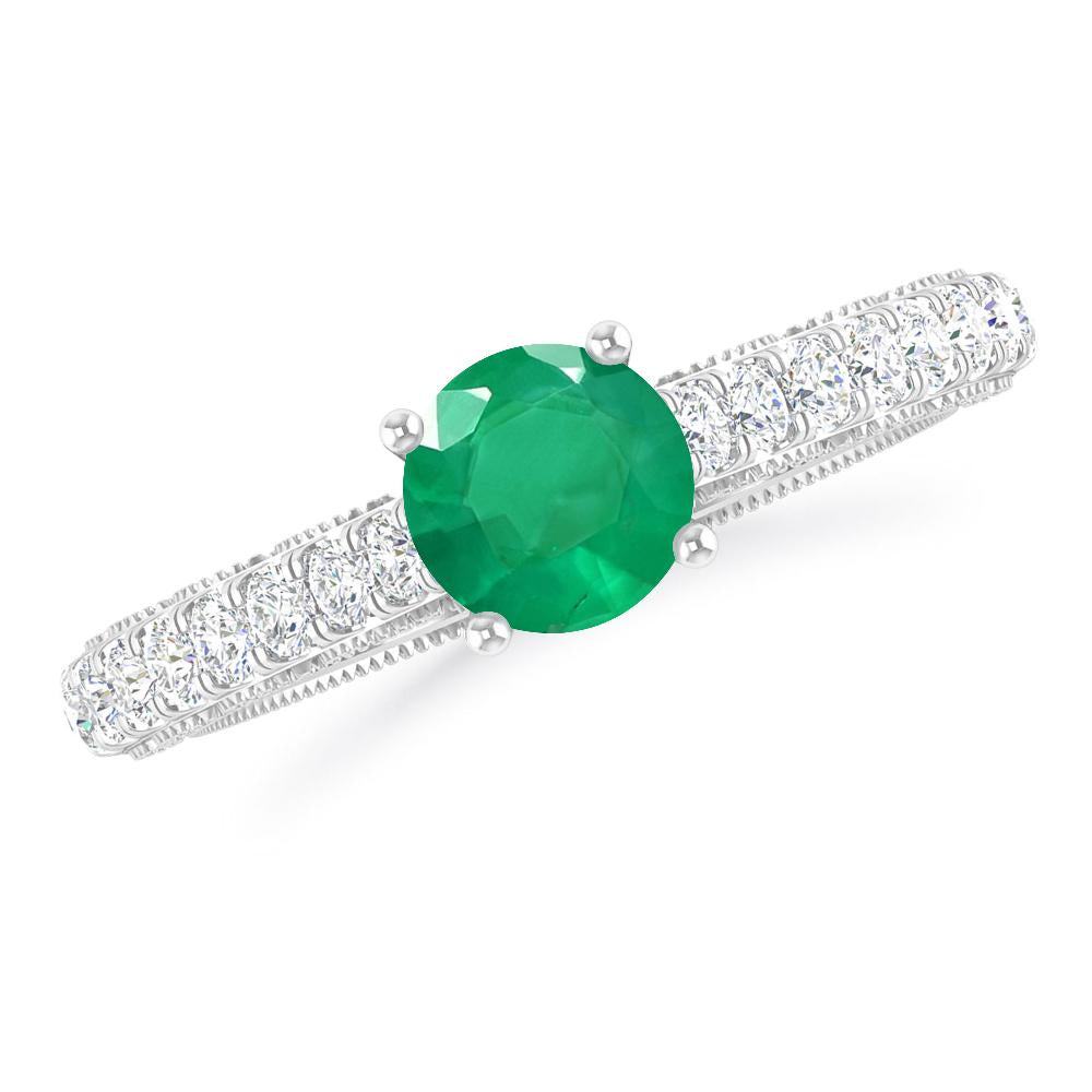 White Gold - Emerald