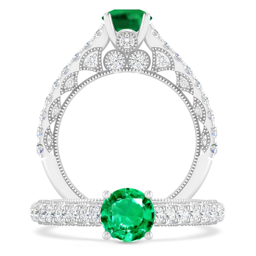 White Gold - Emerald