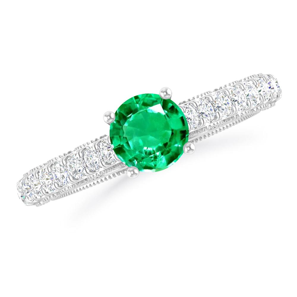 White Gold - Emerald