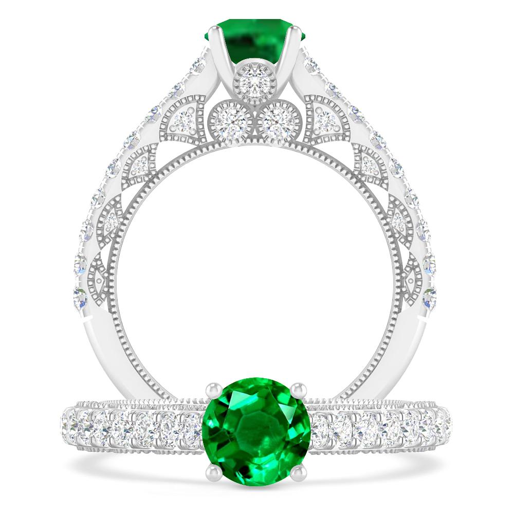 White Gold - Emerald