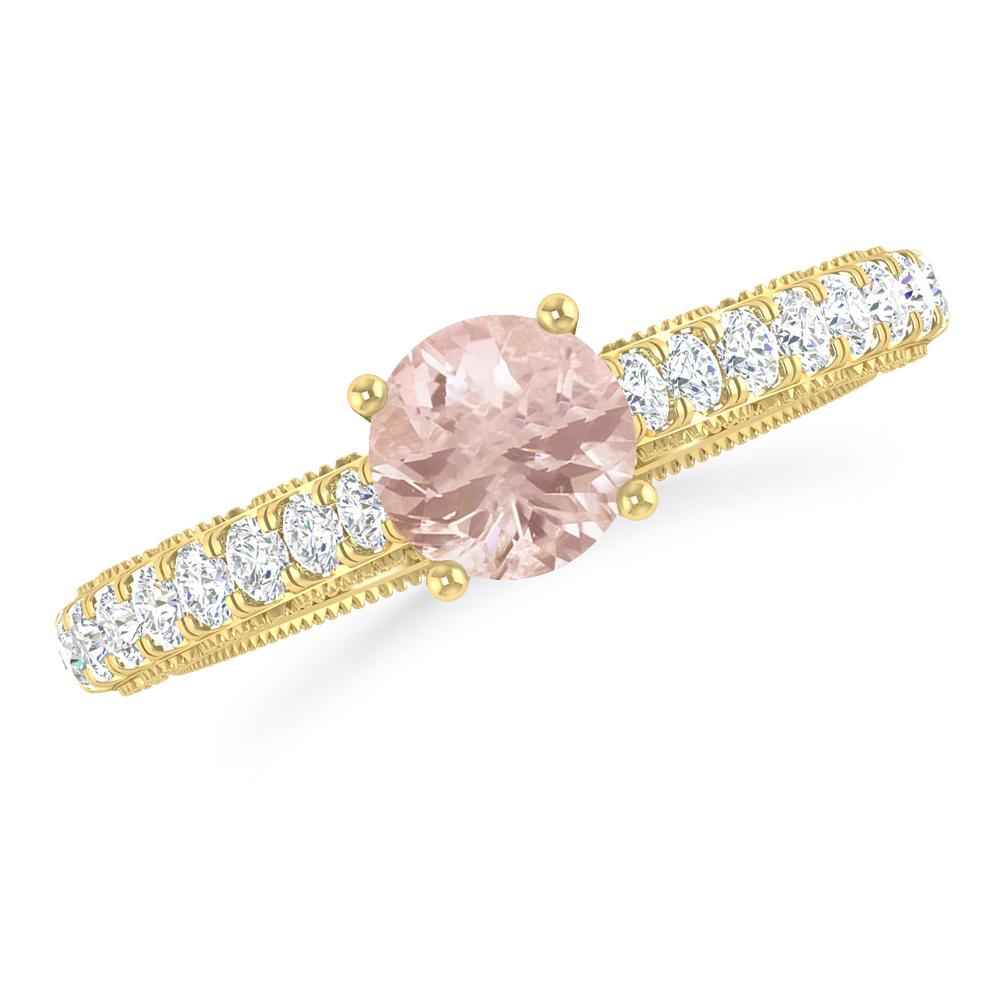 Yellow Gold - Morganite