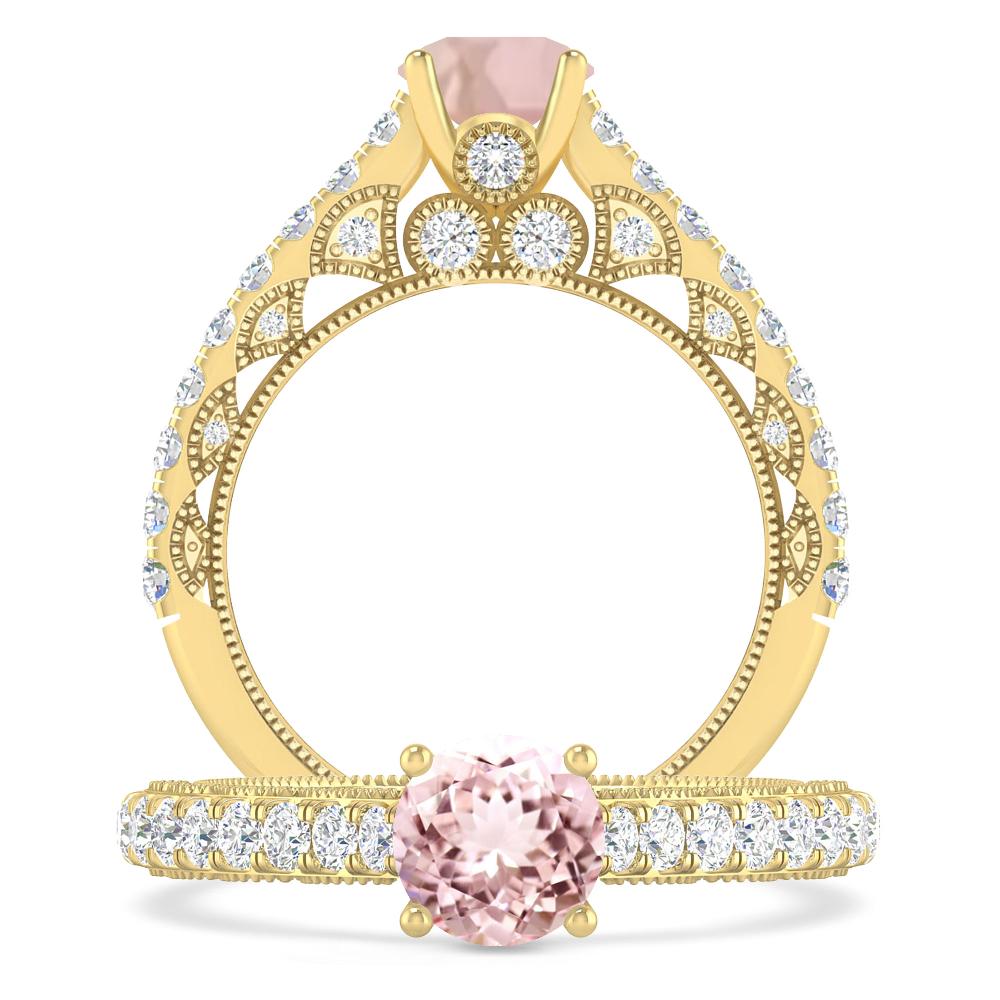 Yellow Gold - Morganite