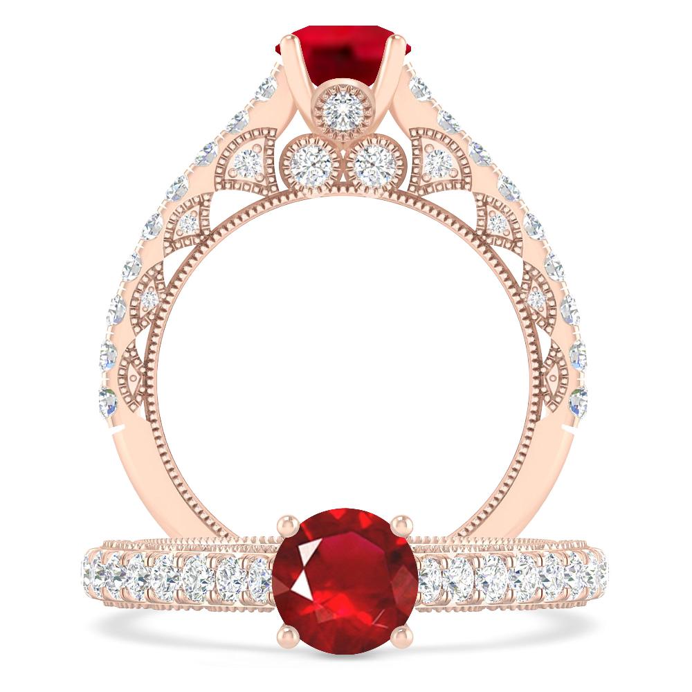 Rose Gold - Ruby
