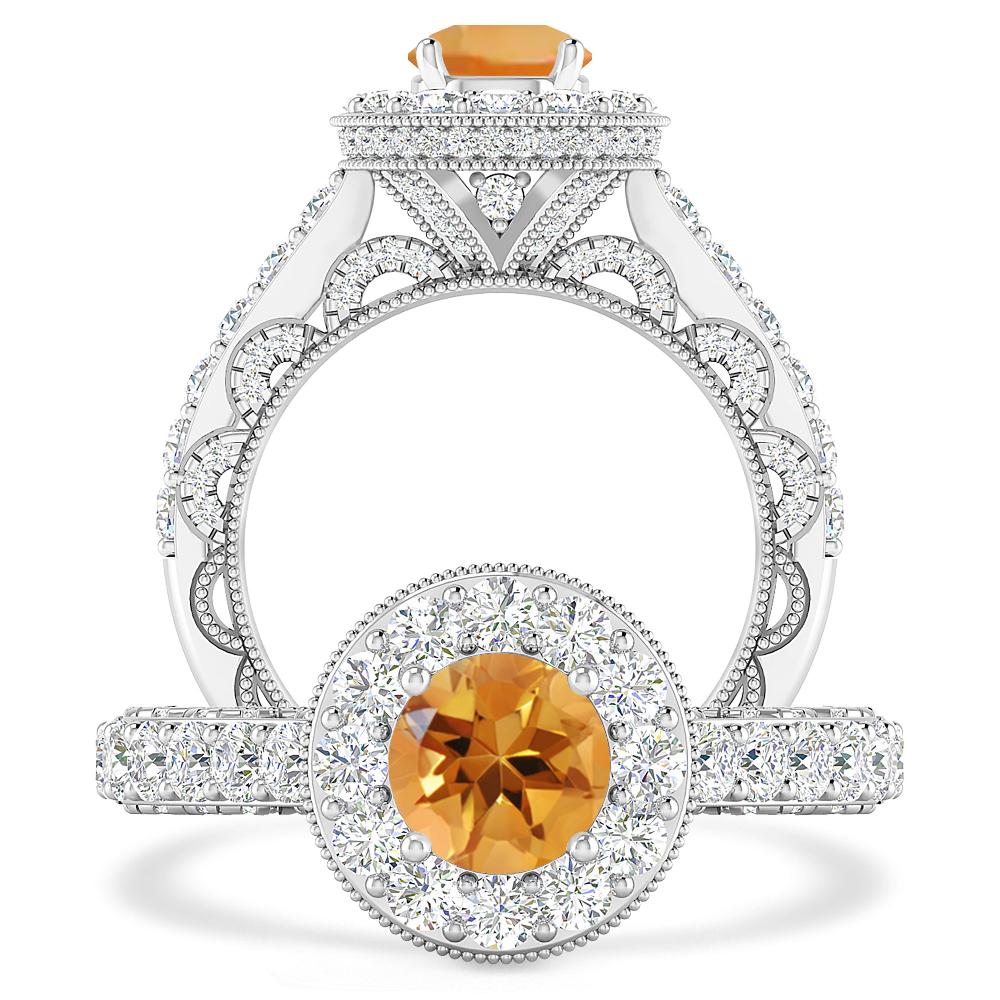 White Gold - Citrine