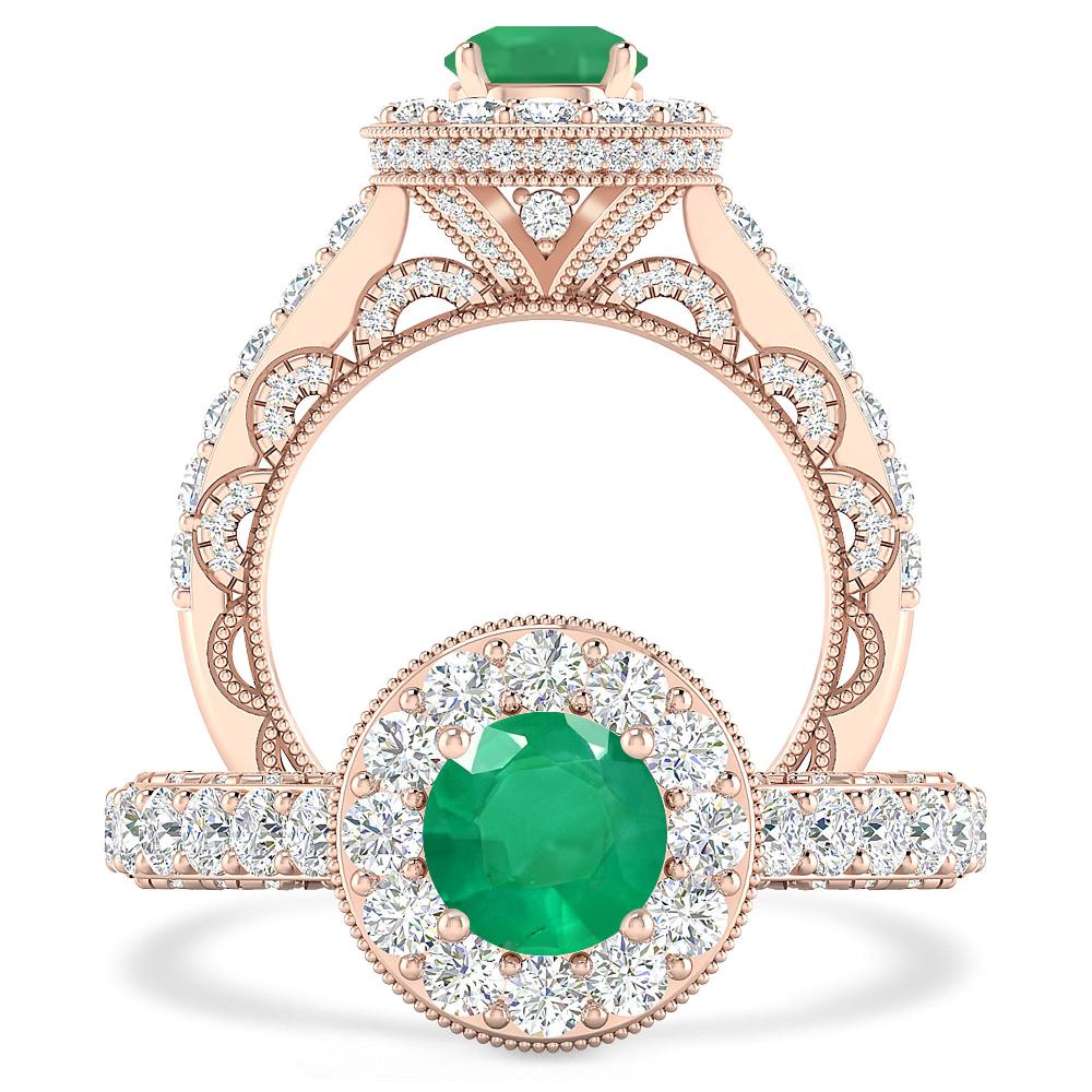 Rose Gold - Emerald