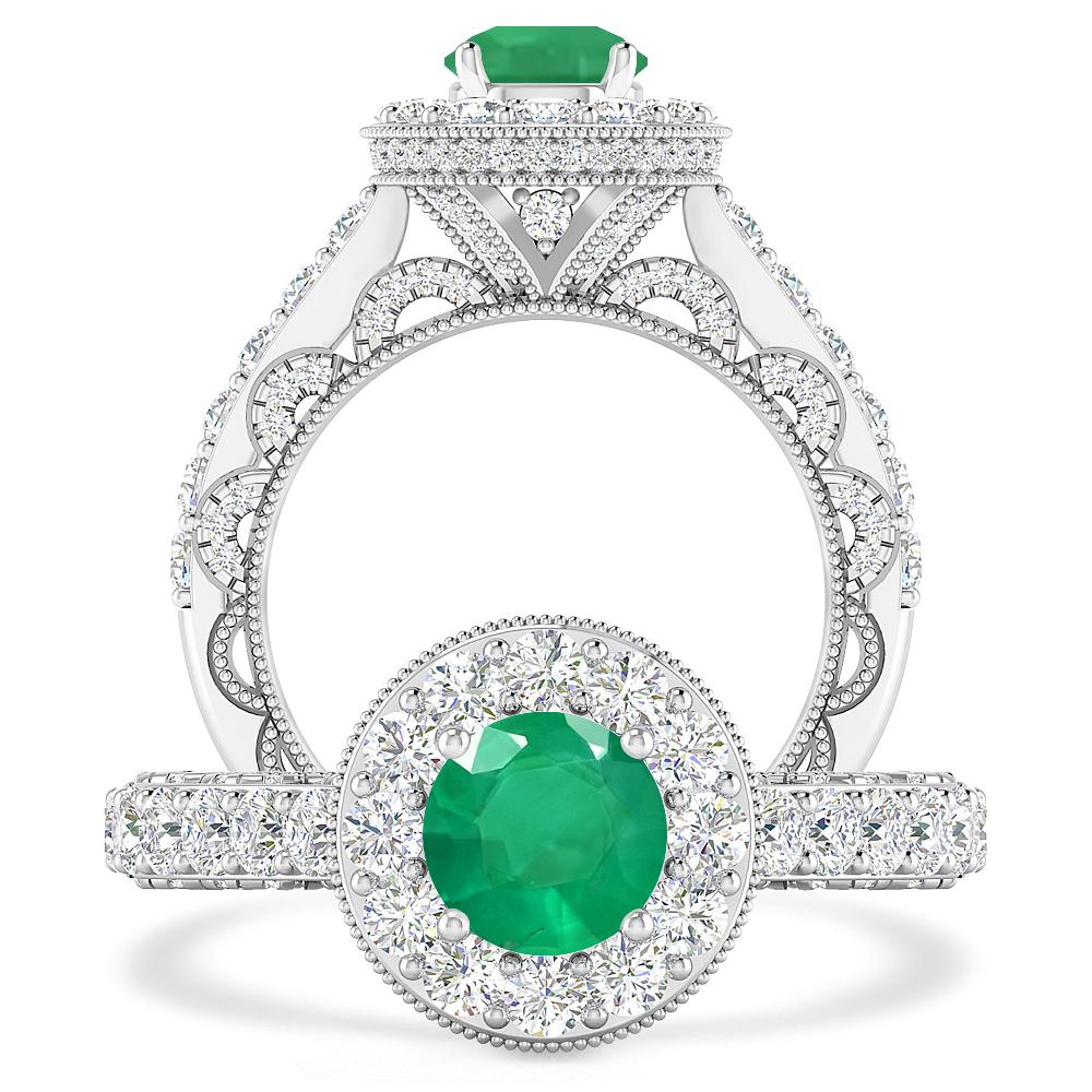 White Gold - Emerald