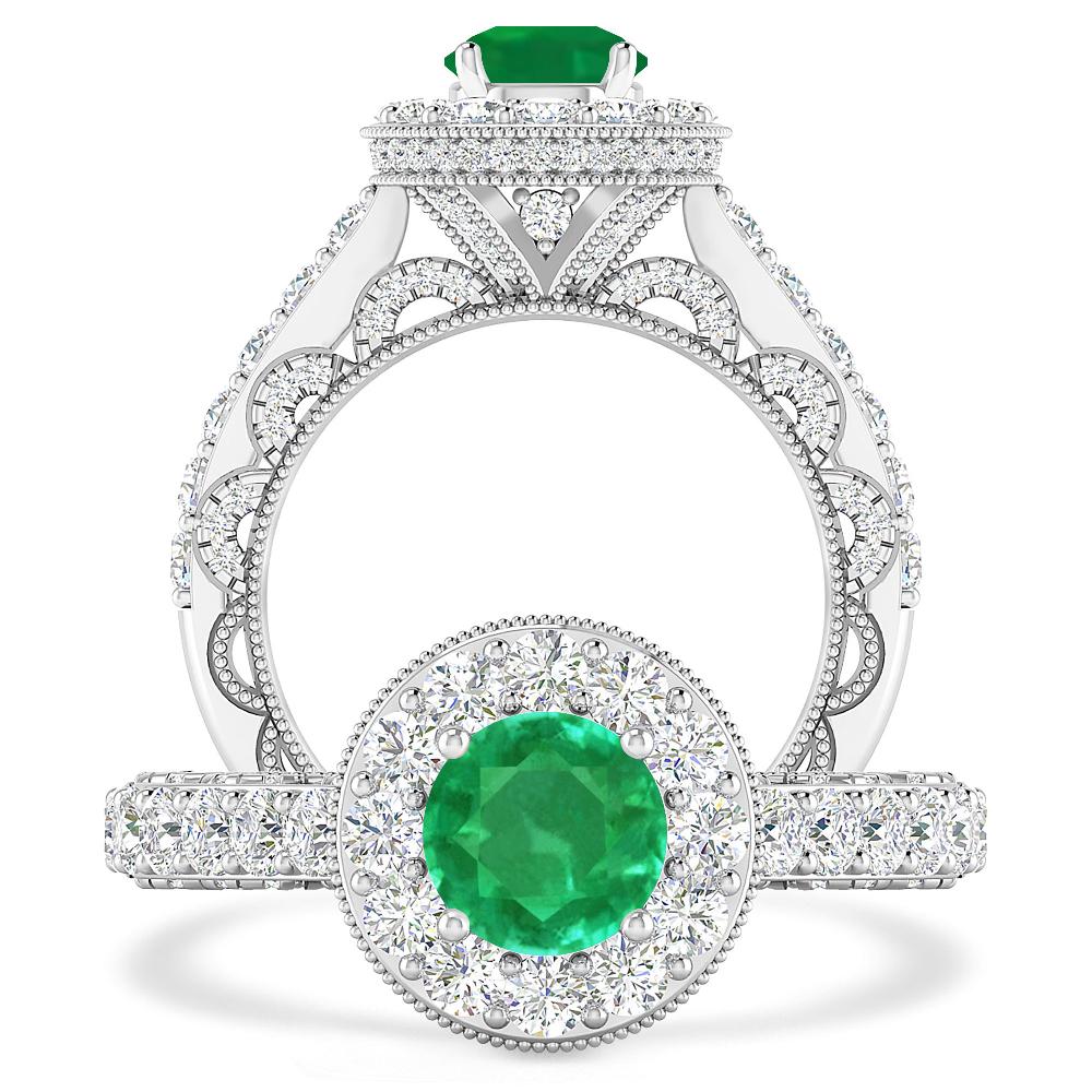 White Gold - Emerald