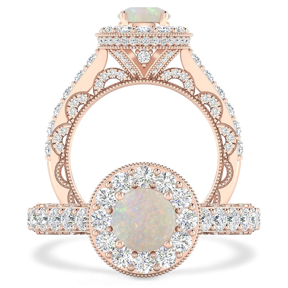 Rose Gold - Opal