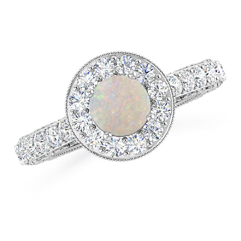 White Gold - Opal