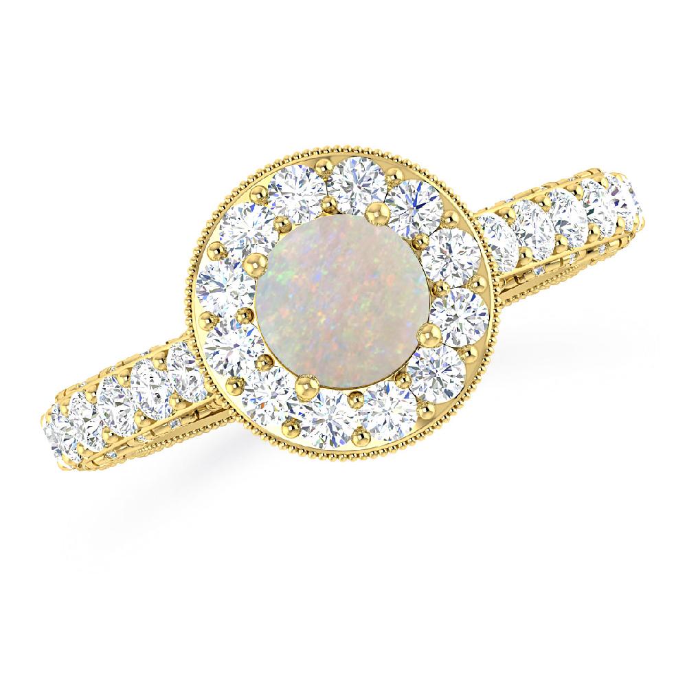 Yellow Gold - Opal