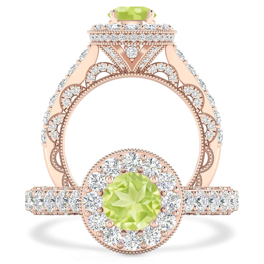 Rose Gold - Peridot