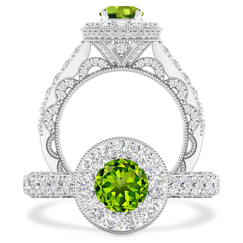 White Gold - Peridot
