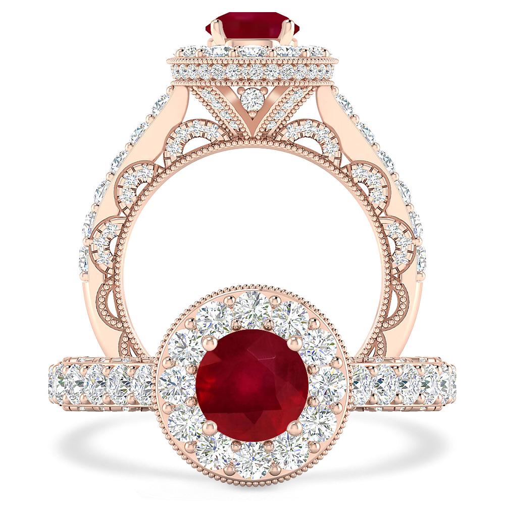 Rose Gold - Ruby
