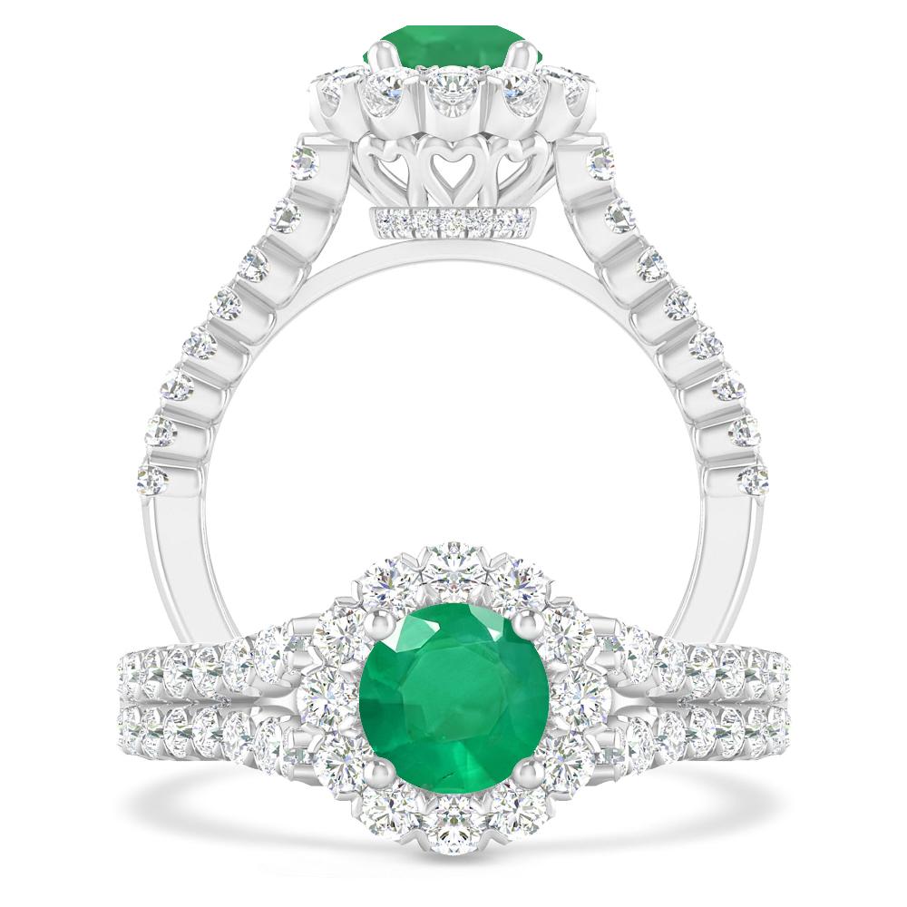 White Gold - Emerald