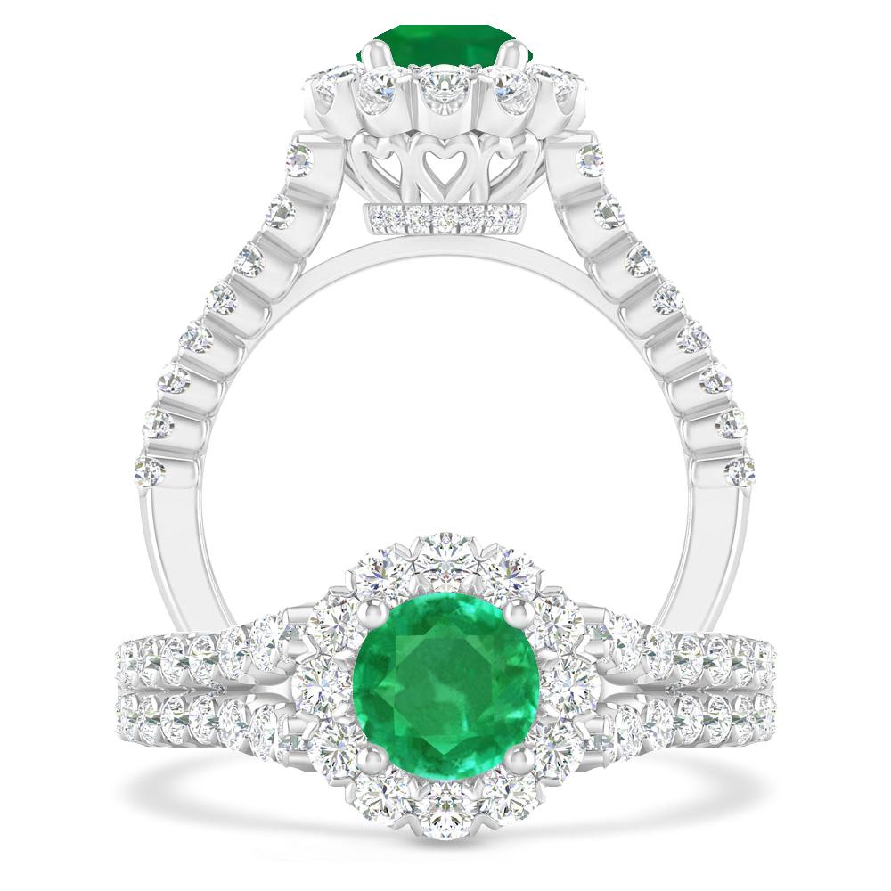 White Gold - Emerald