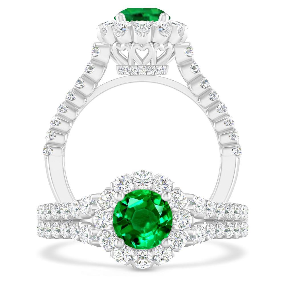White Gold - Emerald