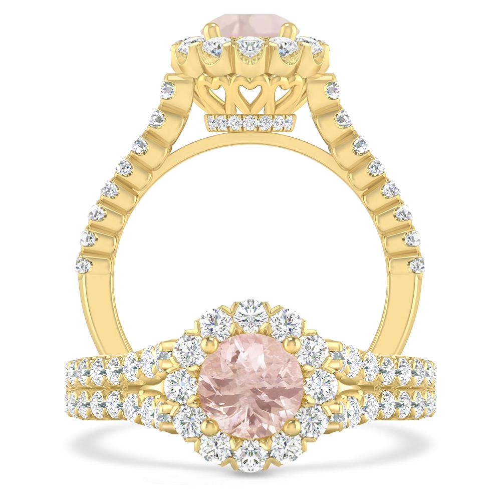 Yellow Gold - Morganite