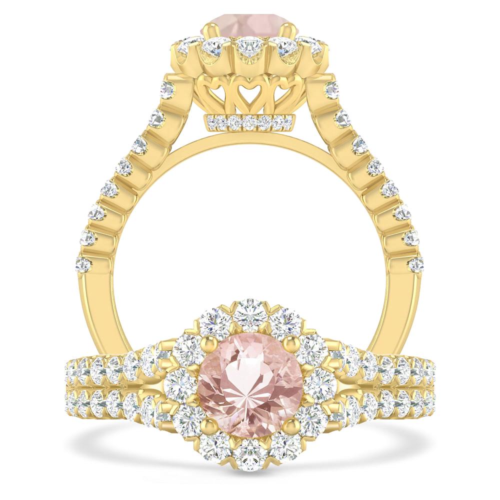 Yellow Gold - Morganite