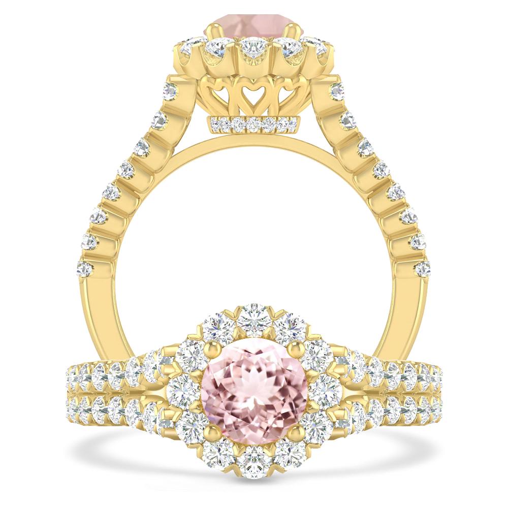 Yellow Gold - Morganite