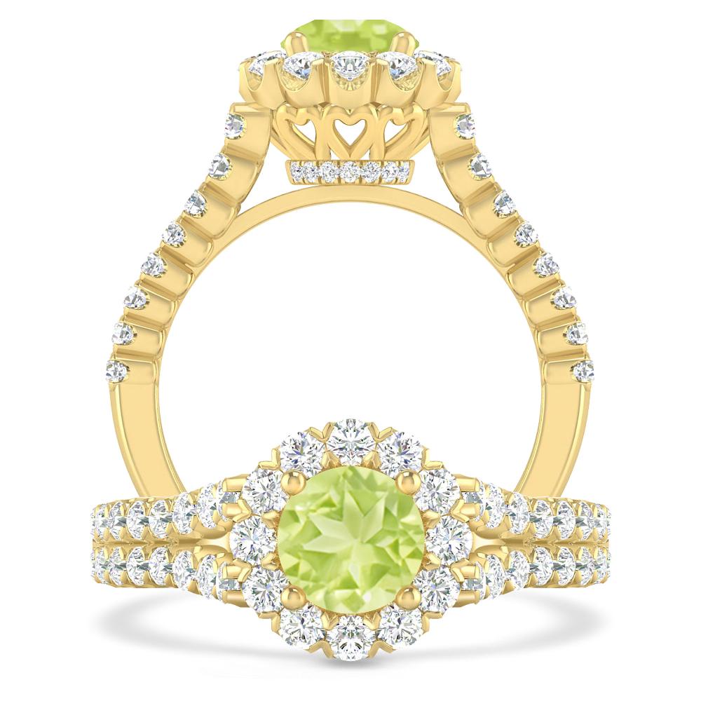 Yellow Gold - Peridot