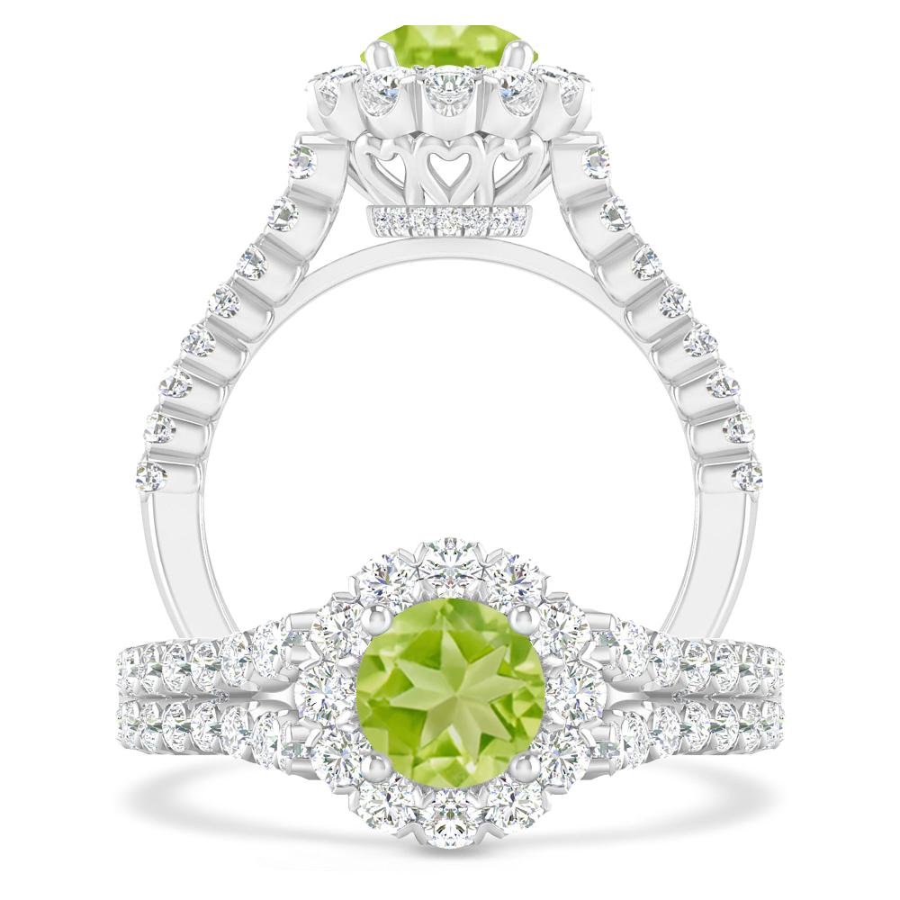 White Gold - Peridot