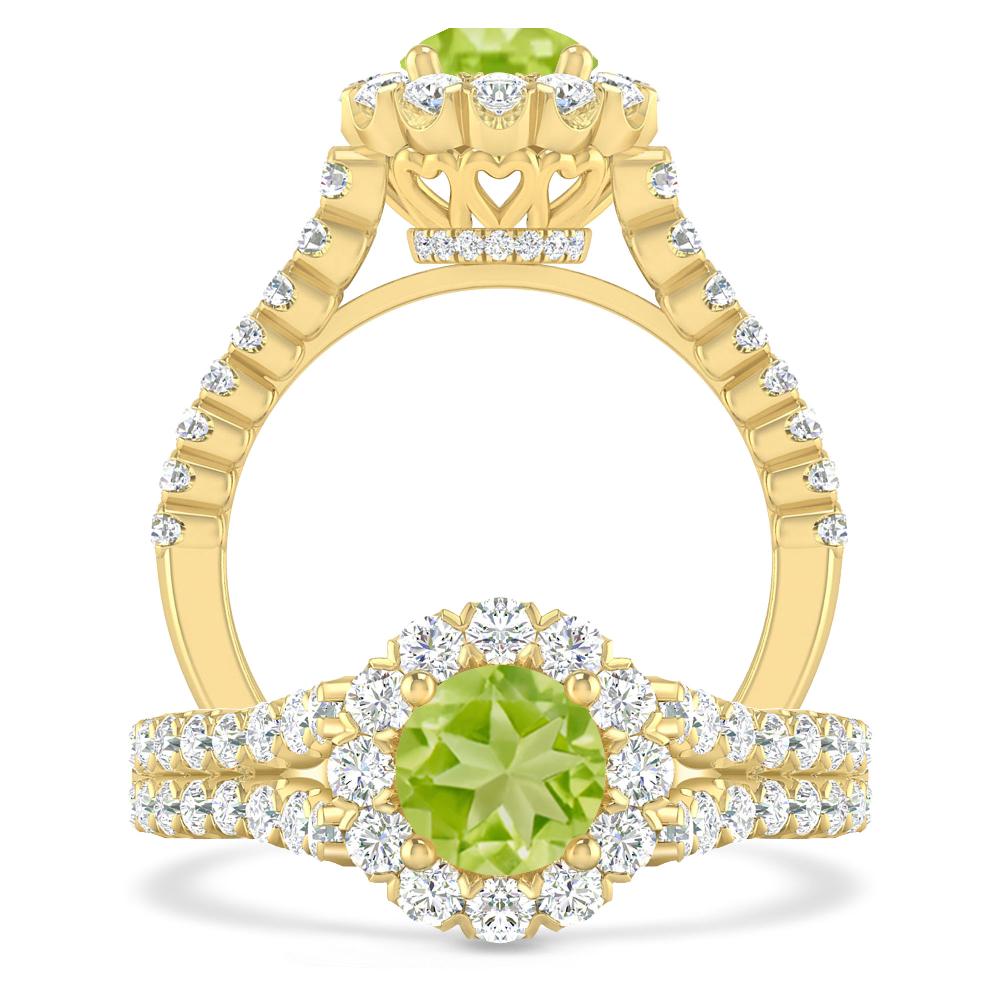 Yellow Gold - Peridot
