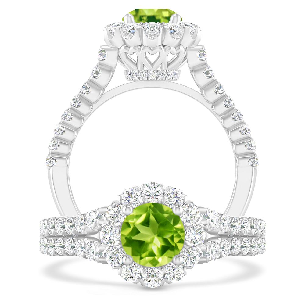 White Gold - Peridot