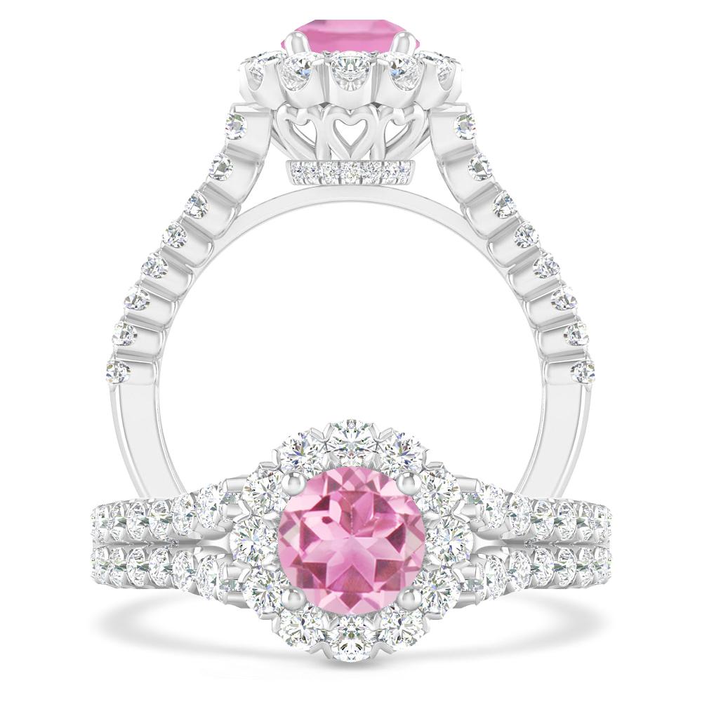 White Gold - Pink Tourmaline