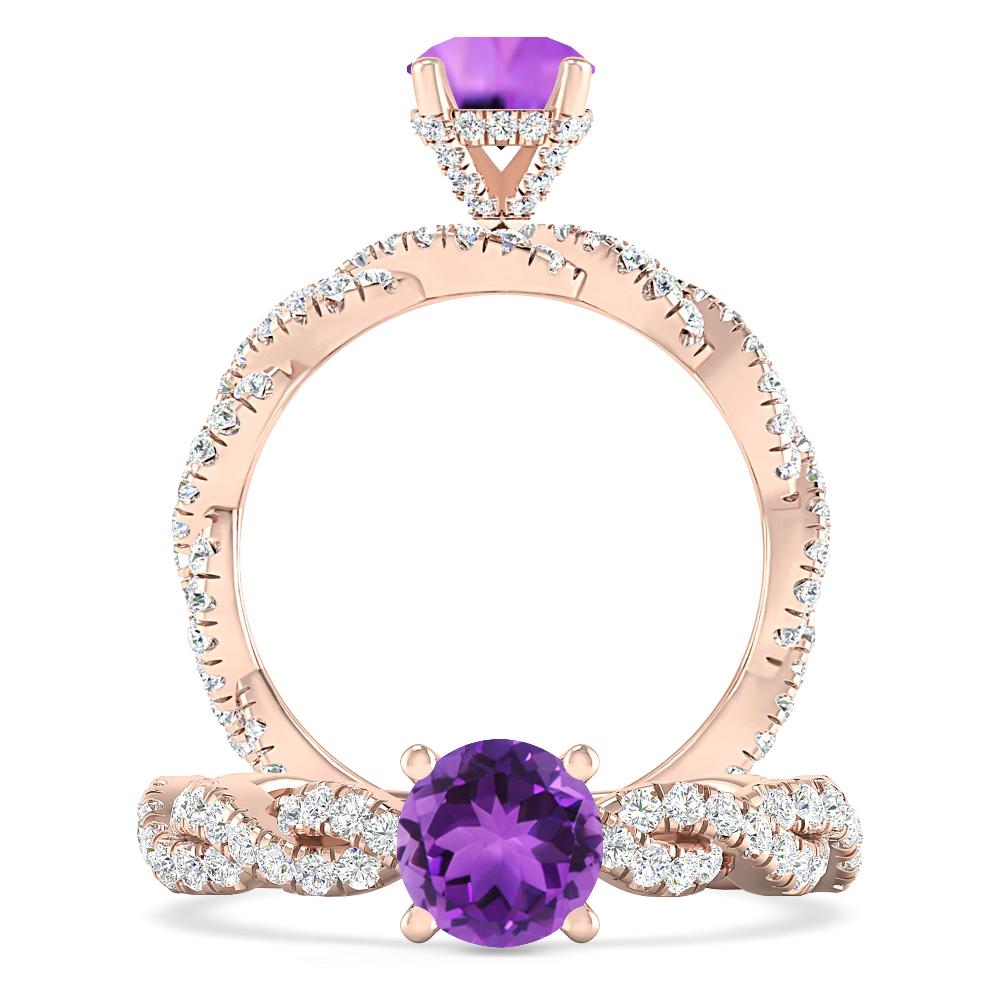 Rose Gold - Amethyst